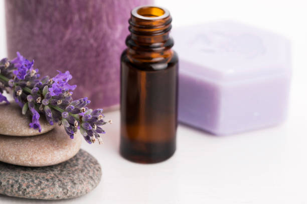 istock essential oil and lavender flowers 804980692