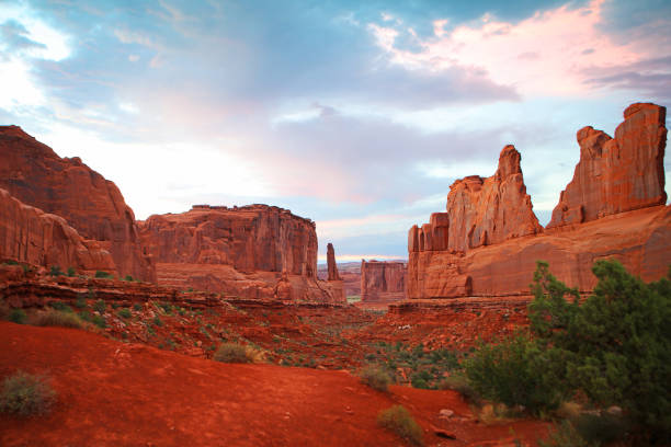 istock Park Avenue Viewpoint - Arches National Park 805008814