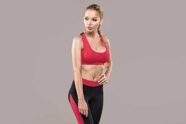 istock Fitness sexy woman posing. 805016082