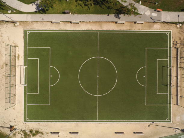 istock football pitch from above 805016410