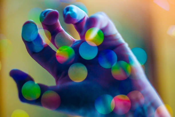 istock Psychedelic Hand Grasping Drug Trip Concept 805050360