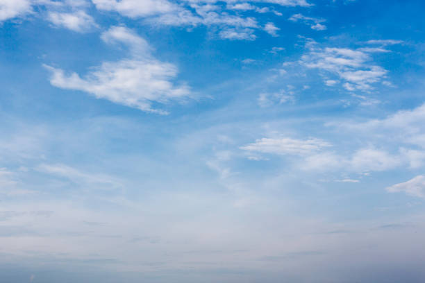 blue sky blue sky with white clouds singh stock pictures, royalty-free photos & images