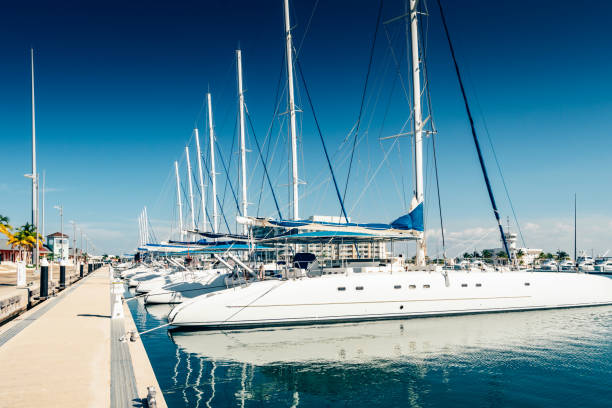 Catamaran in Caribbean sea, Varadero, Cuba