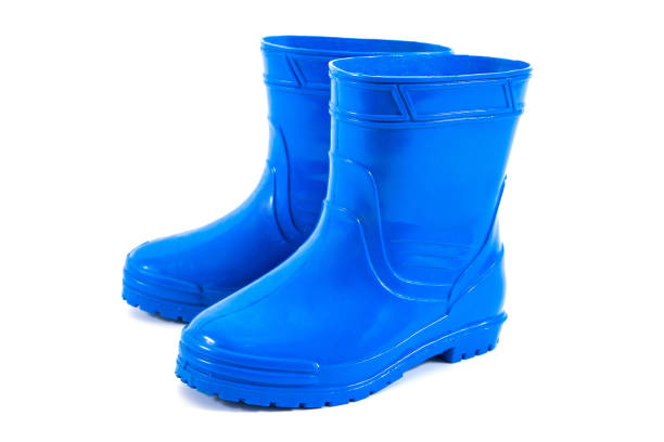istock Kids rubber boots isolated on white background.Children gumboots isolated 805083980