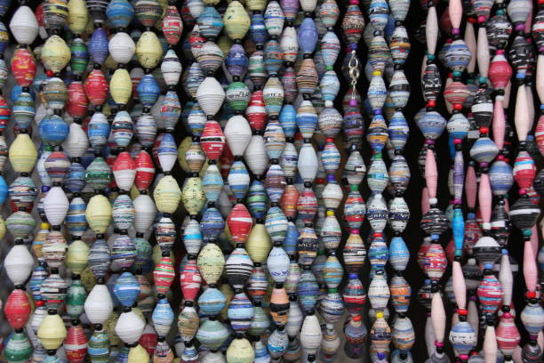 istock Colorful Recycled Paper Beads 805095806