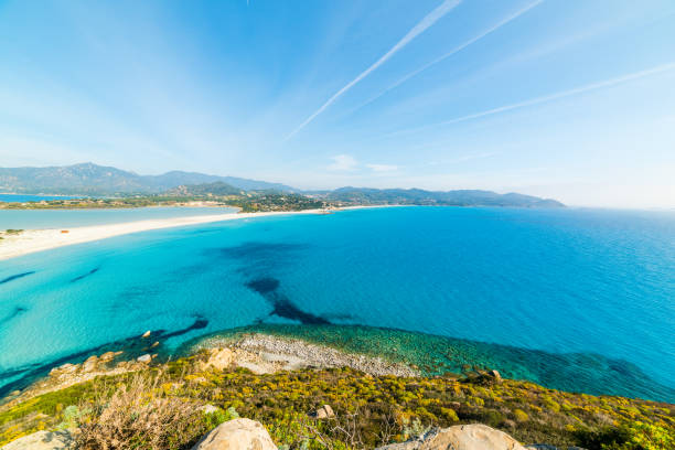 istock Crystal clear water in Porto Giunco, Villasimius 805104952