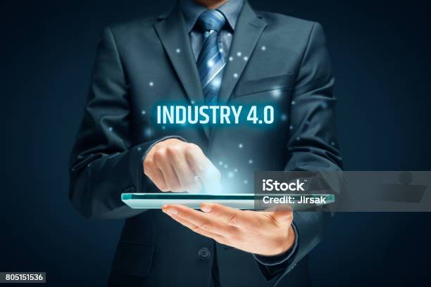 Industry 40 Automation Robotics And Data Exchange In Manufacturing Technologies Stock Photo - Download Image Now