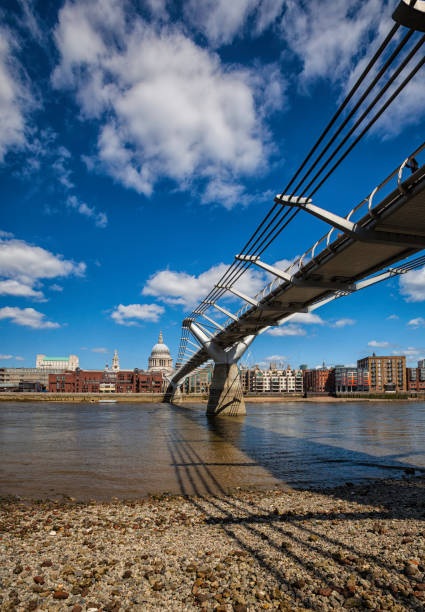 Millennium Bridge And St Paul's Cathedral
