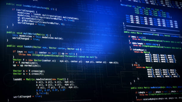fragmento de código de computadora - java fotografías e imágenes de stock