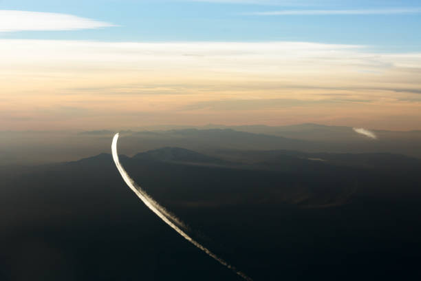 Mountain Flying across the beautiful North American Landscape. Located at Mount Baker, Northeast of Seattle, Washington, USA.