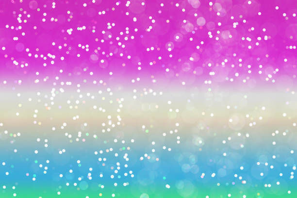 istock Abstract pink green bokeh background 805248870