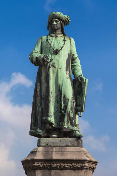 istock Statue of Jan Van Eyck 805295092