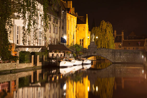 istock The Dijver Canal in Bruges 805296604