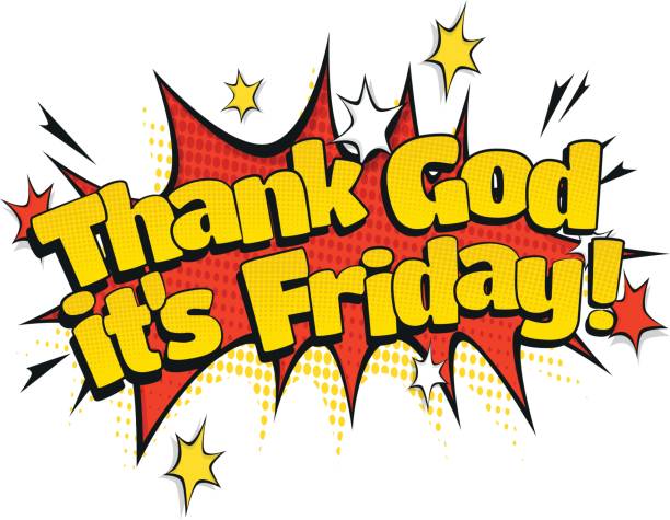 Pop Art Thank God Its Friday Sign Stock Illustration - Download Image Now -  TGIF, Friday, Awe - iStock