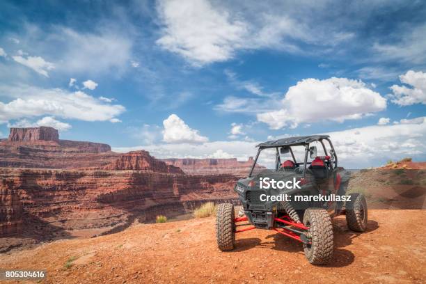Polaris Rzr Atv On Chicken Corner 4wd Trail Near Moab Stock Photo - Download Image Now