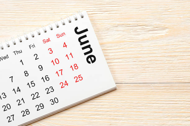 istock june 2017 calendar on white wooden planks 805308516