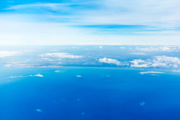 istock Fiumicino bay from the aircraft 805333906