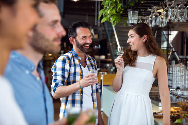 istock Friends celebrating a party in a cafe 805379226