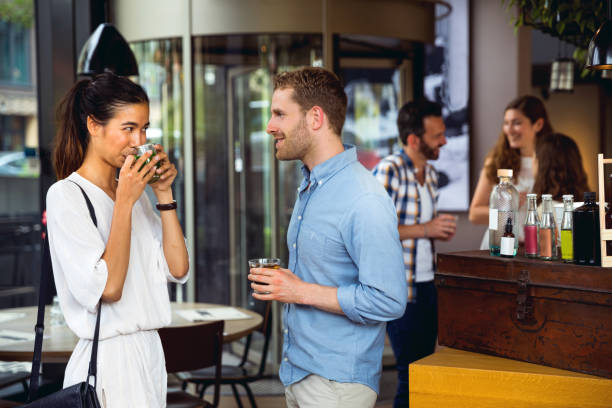 istock Friends celebrating a party in a cafe 805379352