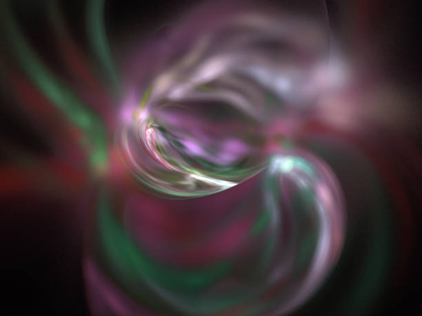 istock image of one Digital Fractal on Black Color 805431566