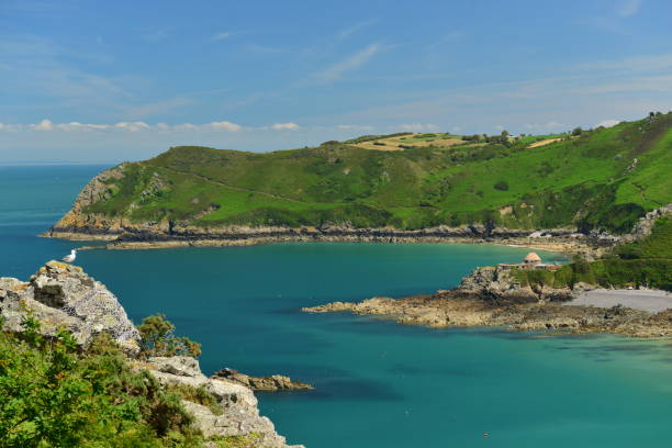 istock Le Harve Giffard Bay, Jersey, U.K. 805486010