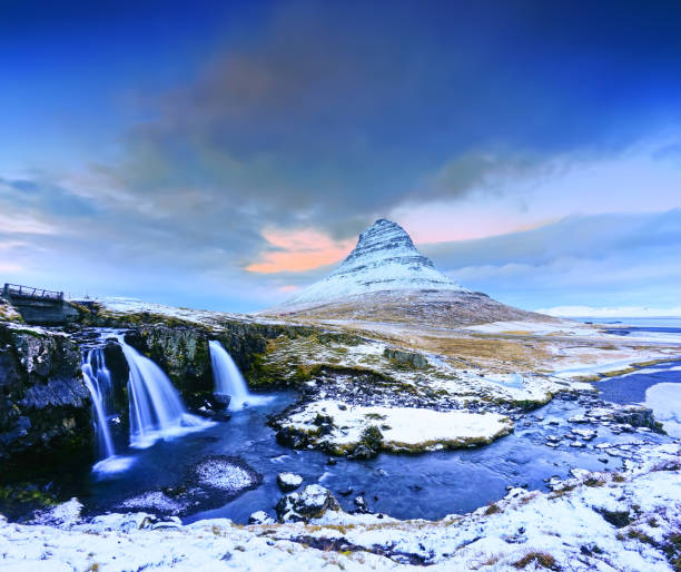 istock Kirkjufell Mountain at dusk in Iceland. 805501694