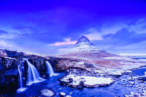 istock Kirkjufell Mountain at dusk in Iceland. 805504146
