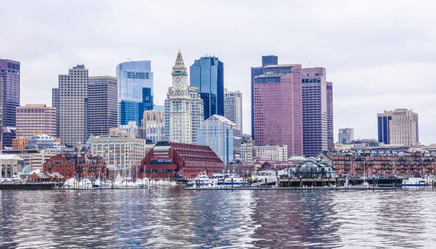 istock Skyline of Boston - view from Boston Harbor 805526096
