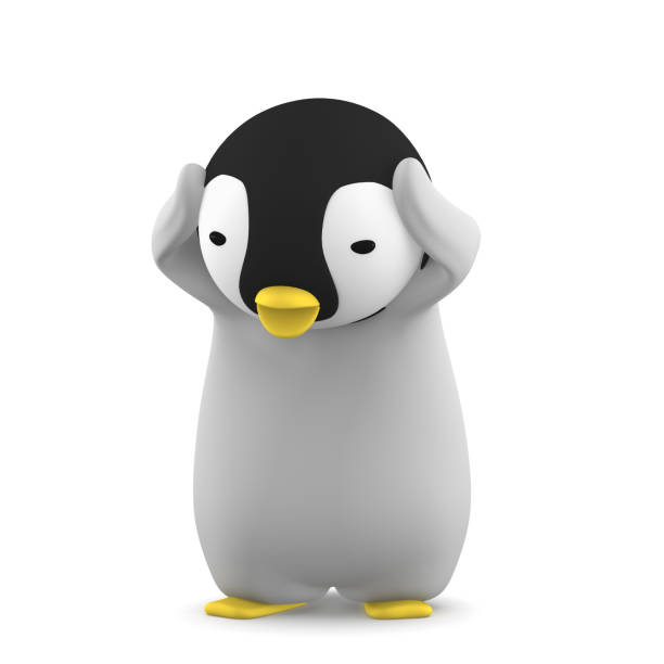 istock baby penguin character isolated on white background 805530736