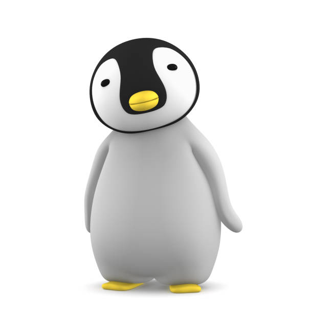 istock baby penguin character isolated on white background 805530826