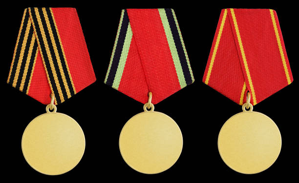 istock Set of medal on white 805545510