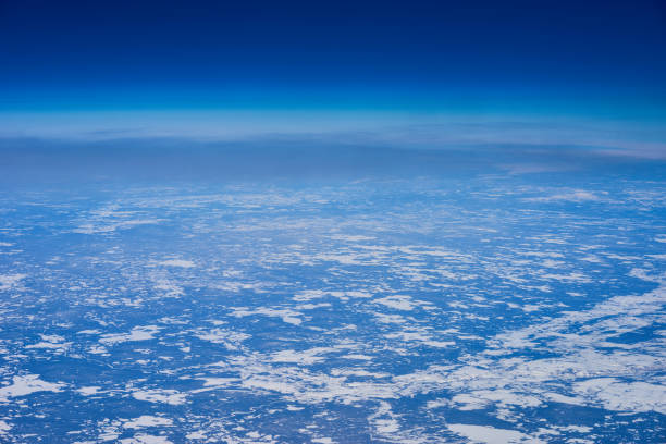 istock Wide blue and white lands of North 805549912