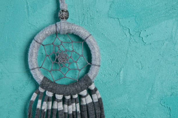 istock Dream catcher on aquamarine 805553654
