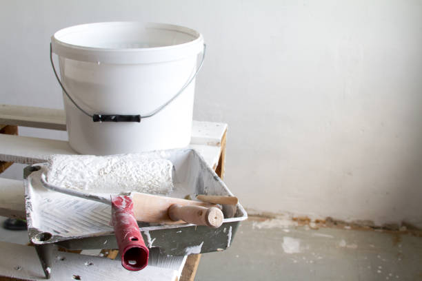 istock Roller Painting Container and the Painting Roller. 805563084
