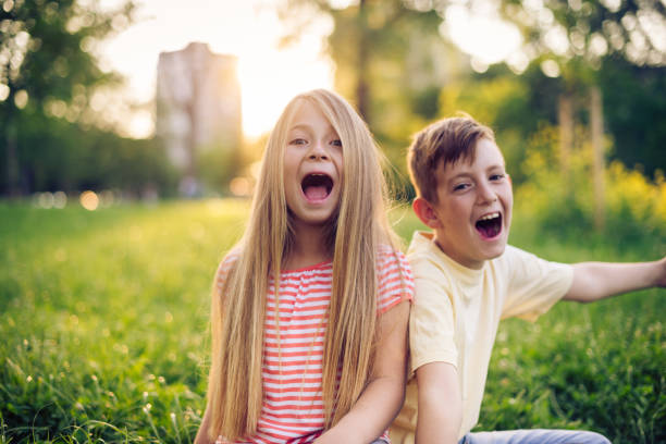 istock Brother shouting out loud with his sister 805636262
