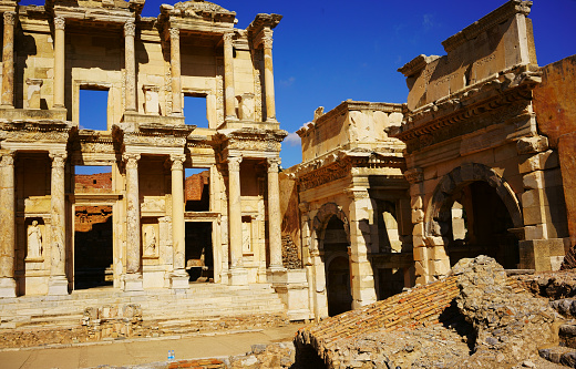 Photograph of the Library of Celsus at Ephesus