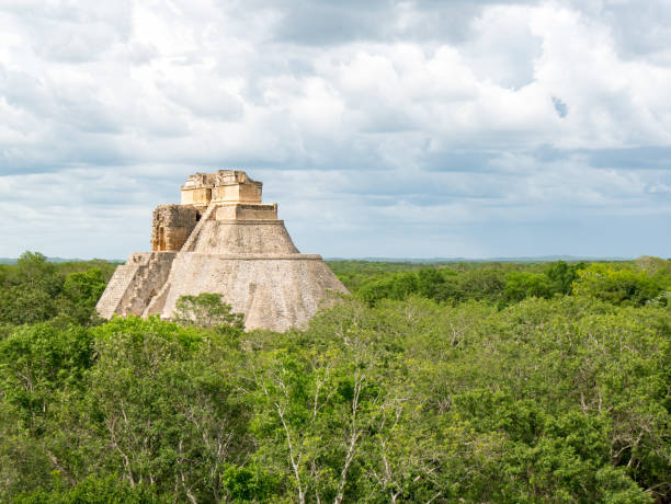 istock maya templex uxmal in the forest jungle of mexico 805739766