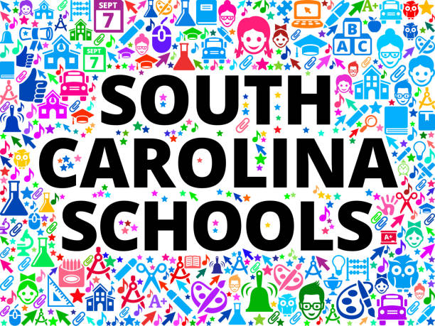South Carolina Schools School and Education Vector Icon Background South Carolina Schools School and Education Vector Icon BackgroundWyoming Schools School and Education Vector Icon Background. The main object of this royalty free illustration is the key word surrounded by school and education vector icon pattern. The icons vary in size and color and are very vivid. This illustration is conceptual and is perfect for school and education industries. Each icon can be used independently from the background set. south carolina football stock illustrations