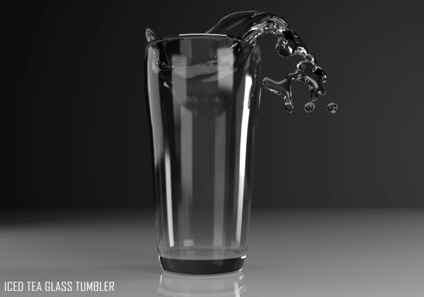 istock iced tea glass tumbler 3D illustration 805827246
