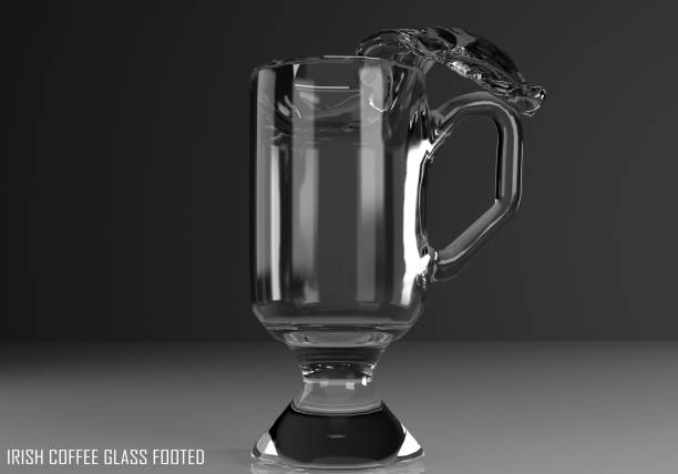 istock irish coffee glass footed 3D illustration 805834436