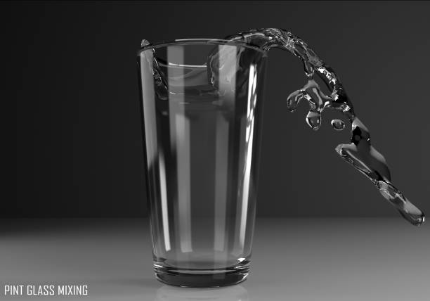istock pint glass mixing 3D illustration 805834882