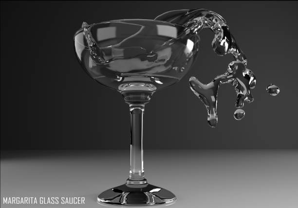 istock margarita glass saucer 3D illustration 805836632