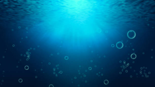 istock Sunbeams and Sea deep or ocean underwater as a background. 806017426