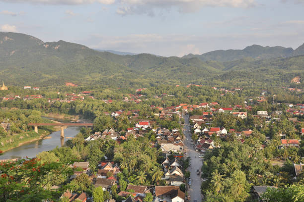 istock view of Luang Prabang town 806032116