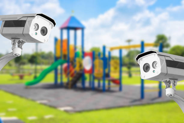 istock CCTV playground on yard in the park. 806043022
