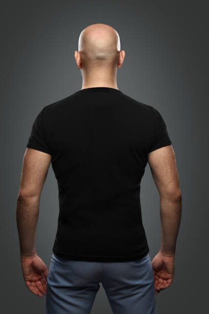 istock bald man in a T-shirt 806049526