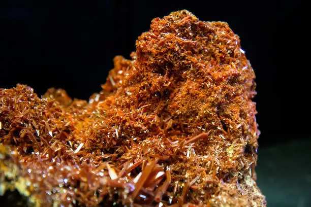 Photo of Crocoite mineral from Tasmania