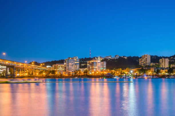 istock Downtown Portland Oregon skyline at night 806065280
