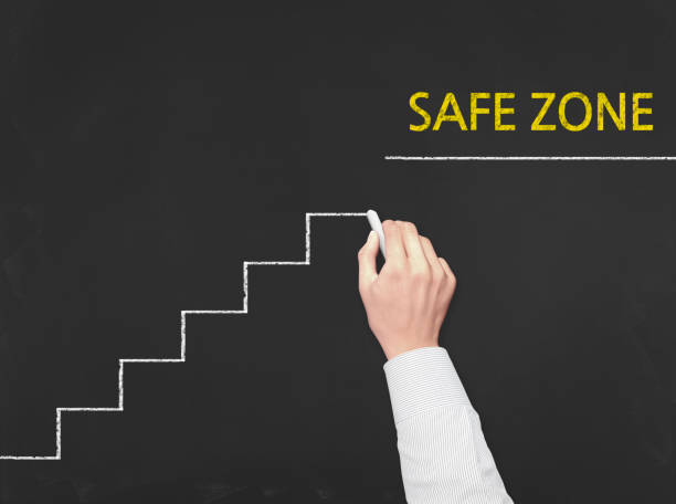 istock Safe Zone - Business Chalkboard Background 806067460