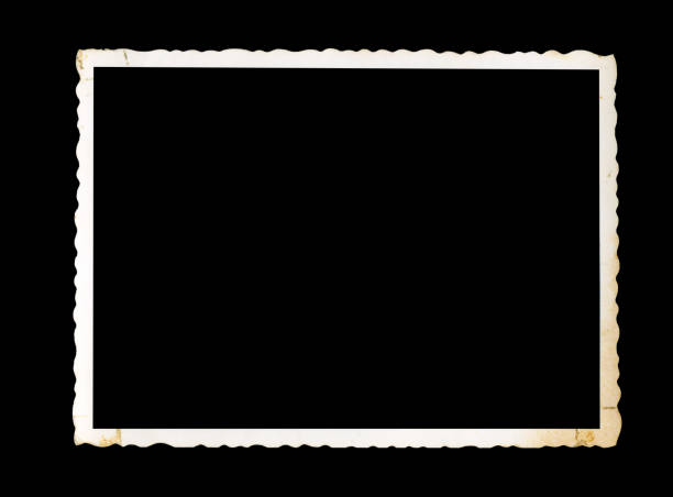 istock Old photo with clipping path for the inside, blank vintage frame 806086100